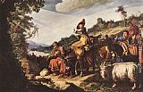 Pieter Lastman Abraham's Journey to Canaan painting
